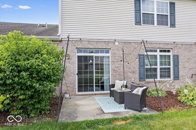 1158 Thistlewood Way, Plainfield, IN 46168 - rear view of house featuring a patio area and brick siding