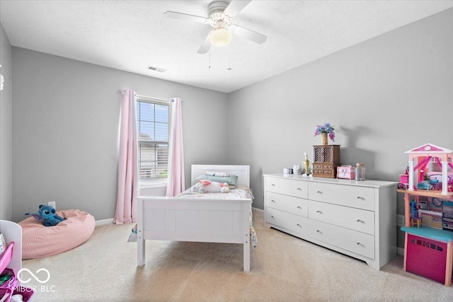1158 Thistlewood Way, Plainfield, IN 46168 - bedroom with light carpet and a ceiling fan