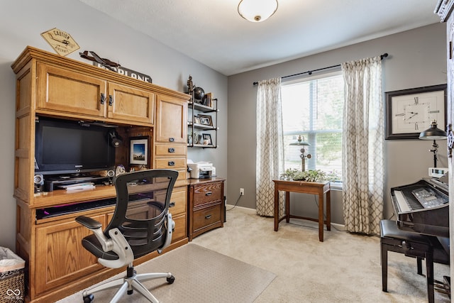 10585 Windward Dr, Indianapolis, IN 46234 - home office featuring light carpet