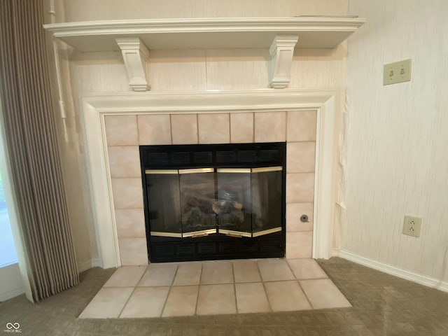 3910 S Baytree Ln, Bloomington, IN 47401 - detailed view of a fireplace