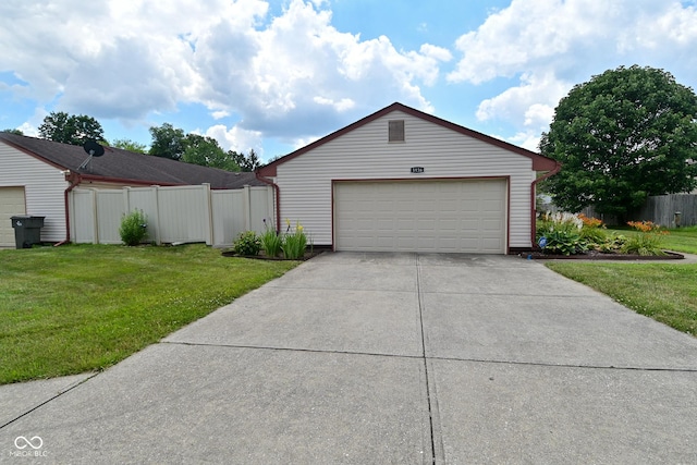 5936 Beau Jardin Dr, Indianapolis, IN 46237 - garage with driveway