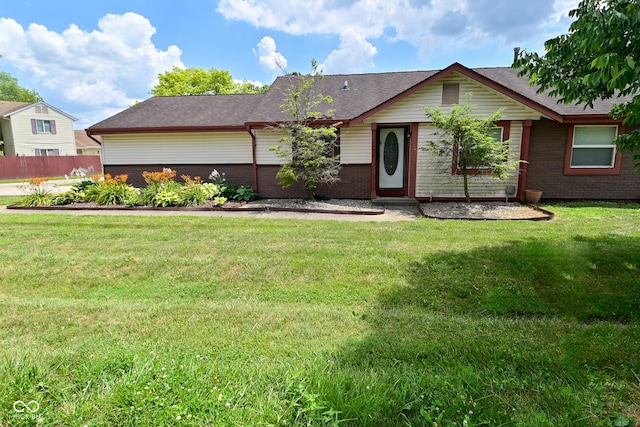 5936 Beau Jardin Dr, Indianapolis, IN 46237 - view of front of house featuring brick siding and roof with shingles