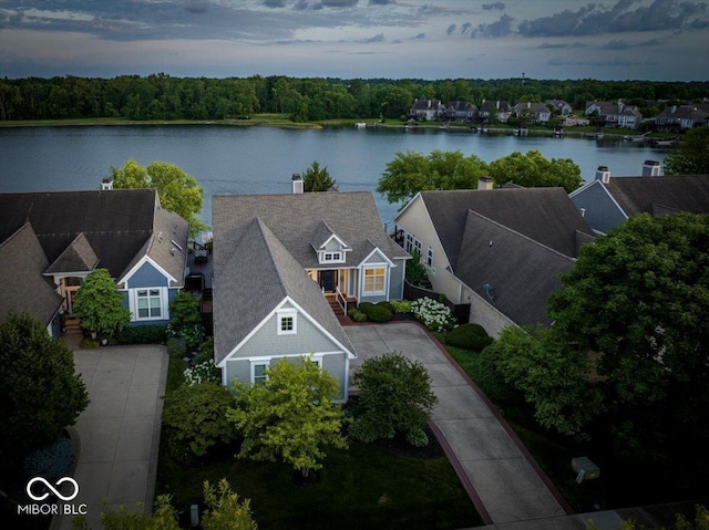 11137 Peppermill Ln, Fishers, IN 46037 - view of subject property with a nearby body of water
