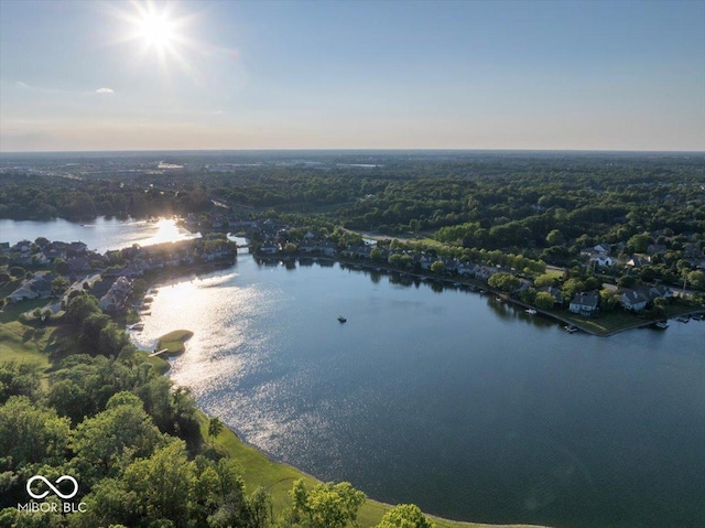 11137 Peppermill Ln, Fishers, IN 46037 - bird's eye view of a nearby body of water