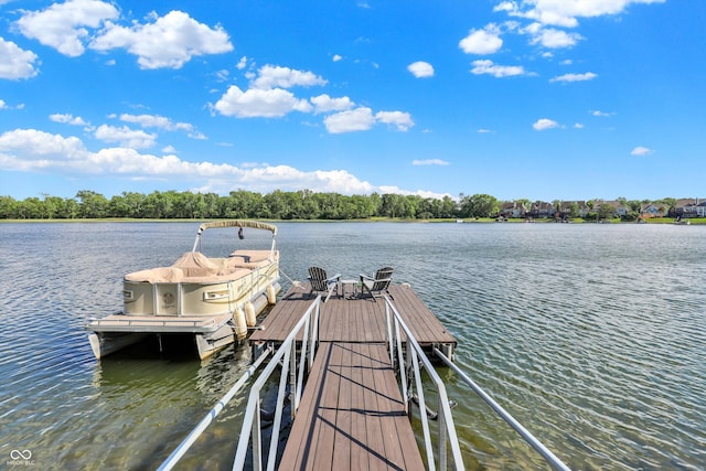 11137 Peppermill Ln, Fishers, IN 46037 - dock with a water view