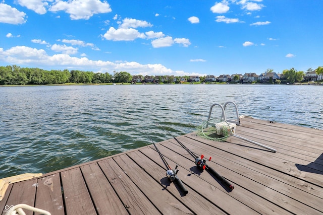 11137 Peppermill Ln, Fishers, IN 46037 - dock area with a water view
