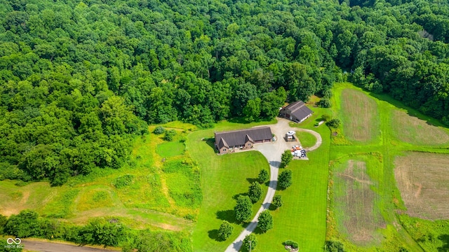 20136 Stone Church Rd, Laurel, IN 47024 - drone / aerial view of a forest