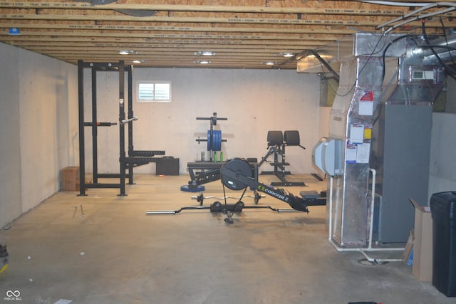 10166 Ranford Blvd, Fishers, IN 46040 - workout area with heating unit