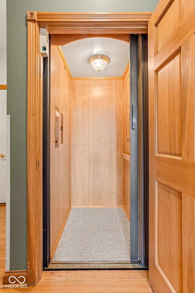 2320 Whispering Way, Indianapolis, IN 46239 - elevator with wood finished floors