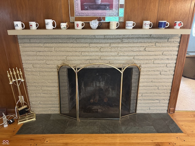 4032 Roselawn Ave, Columbus, IN 47203 - detailed view of a fireplace