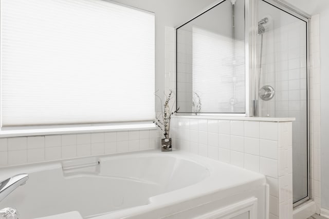 13390 Grosbeak Ct, Carmel, IN 46033 - full bath featuring a stall shower and a garden tub