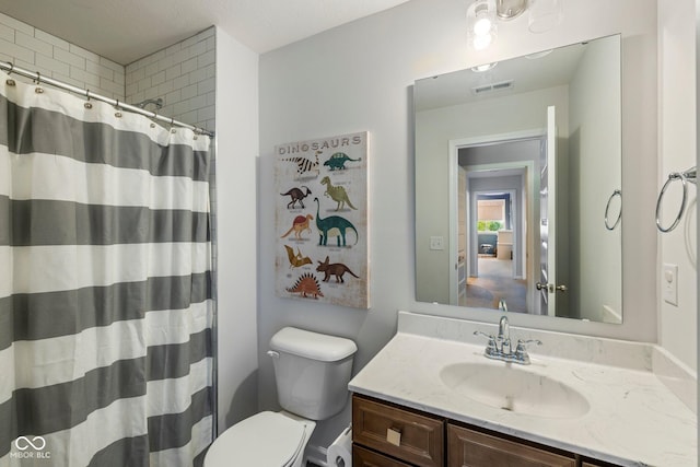 2566 Maple Creek Dr, Westfield, IN 46074 - bathroom featuring vanity and a shower with curtain
