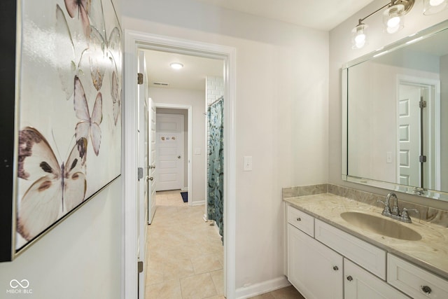 2566 Maple Creek Dr, Westfield, IN 46074 - bathroom with vanity and tile patterned floors