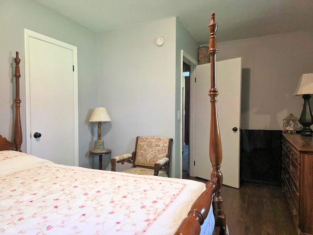3303 N 850 E, Columbus, IN 47203 - bedroom featuring dark wood finished floors