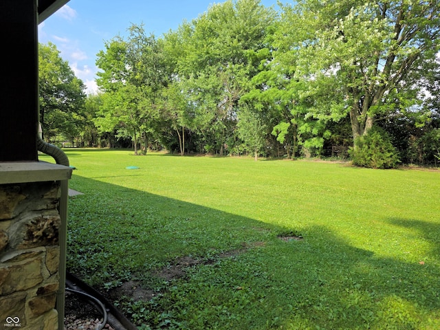 3303 N 850 E, Columbus, IN 47203 - view of grassy yard featuring view of scattered trees