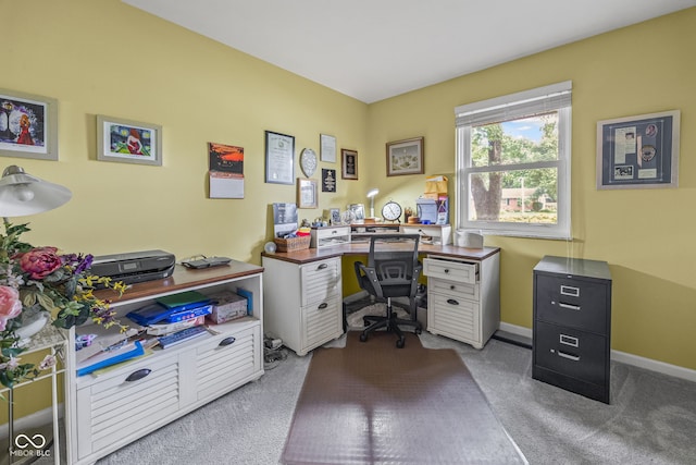 624 Cumberland Ave, West Lafayette, IN 47906 - carpeted home office featuring baseboards
