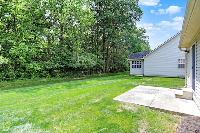 549 Dylan Dr, Avon, IN 46123 - view of green lawn with a patio area