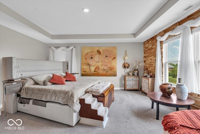 5345 Ridgecrest Ln, Mccordsville, IN 46055 - carpeted bedroom featuring a raised ceiling and baseboards