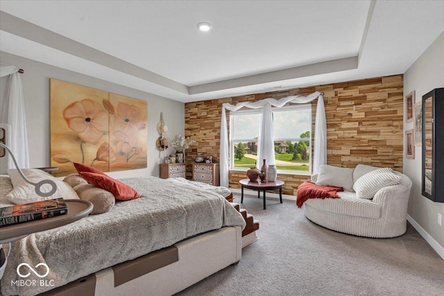 5345 Ridgecrest Ln, Mccordsville, IN 46055 - carpeted bedroom featuring a raised ceiling
