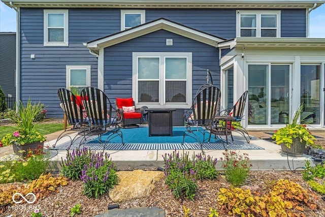 5345 Ridgecrest Ln, Mccordsville, IN 46055 - back of house featuring a patio
