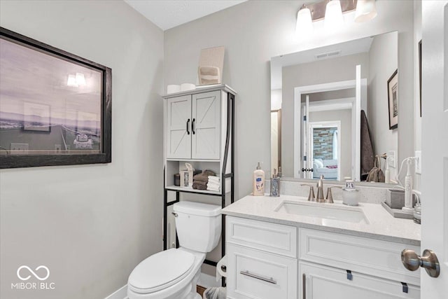 5345 Ridgecrest Ln, Mccordsville, IN 46055 - bathroom with toilet and vanity