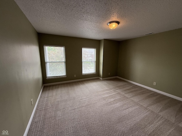 14171 Refreshing Garden Ln, Fishers, IN 46038 - spare room with a textured ceiling and carpet flooring