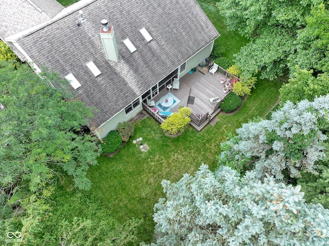1114 Clairborne Ct, Indianapolis, IN 46280 - view from above of property