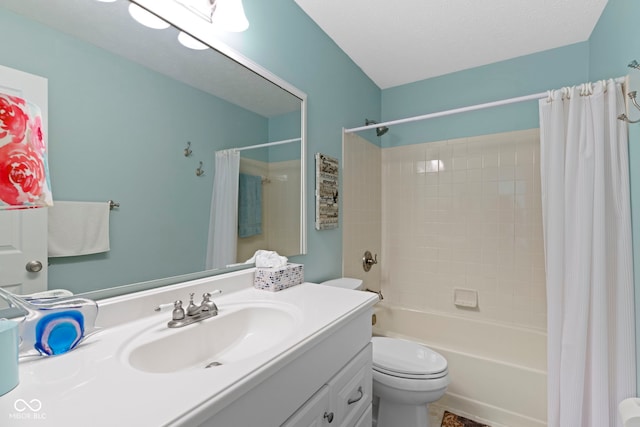 1114 Clairborne Ct, Indianapolis, IN 46280 - full bathroom with vanity and shower / bathtub combination with curtain