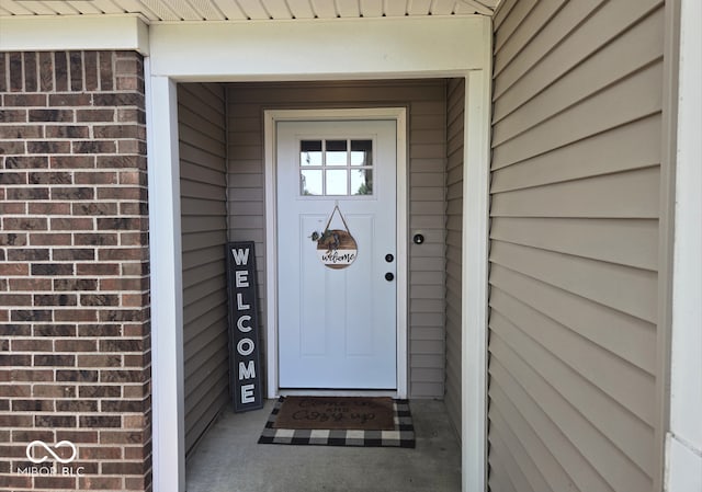8401 Culpeper Dr, Indianapolis, IN 46227 - entrance to property featuring brick siding