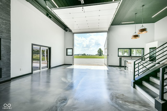 5400 E 200 S, Whitestown, IN 46075 - garage with baseboards