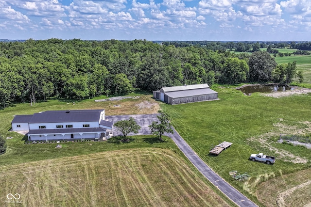 5400 E 200 S, Whitestown, IN 46075 - view of subject property with a heavily wooded area