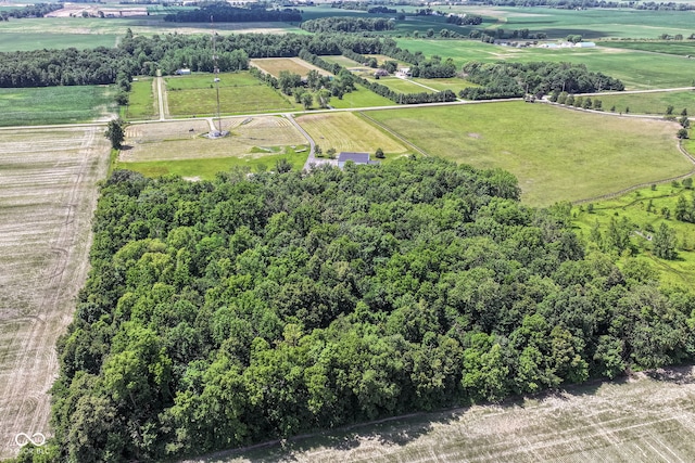 5400 E 200 S, Whitestown, IN 46075 - overview of rural landscape with large plots for crops
