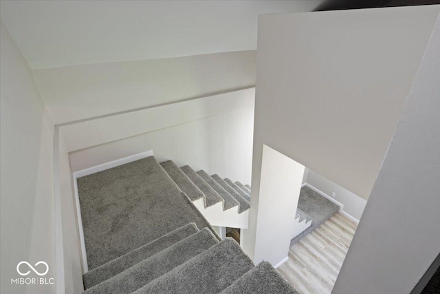 304 W Jefferson St, Kirklin, IN 46050 - stairway featuring wood finished floors