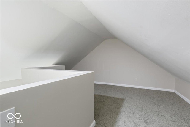 304 W Jefferson St, Kirklin, IN 46050 - bonus room featuring lofted ceiling and carpet floors