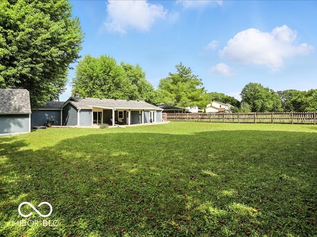 11093 N Pheasant Run, Fairland, IN 46126 - view of fenced backyard