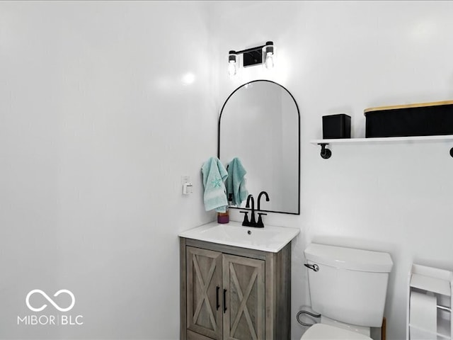 11093 N Pheasant Run, Fairland, IN 46126 - half bathroom with vanity and toilet