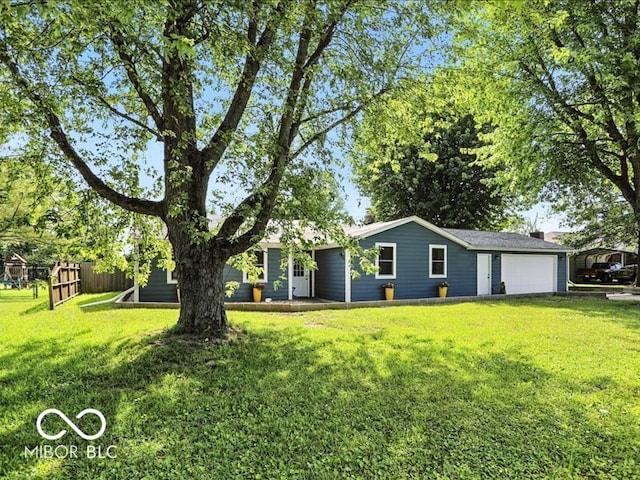 11093 N Pheasant Run, Fairland, IN 46126 - ranch-style house featuring a garage