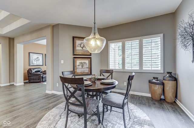 1454 Heron Ridge Blvd, Greenwood, IN 46143 - dining room with wood finished floors