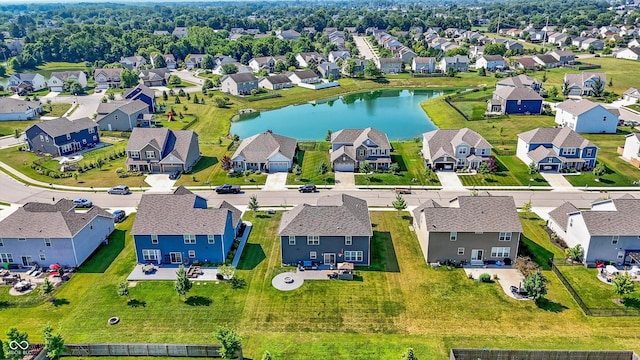 4596 Peabody Way, Westfield, IN 46062 - aerial perspective of suburban area with a nearby body of water
