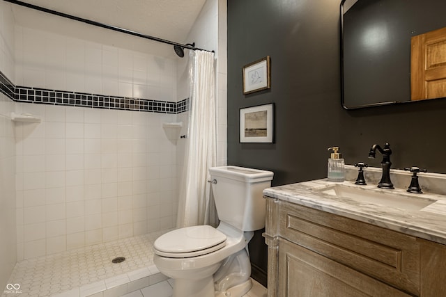 9681 Pleasant View Ln, Zionsville, IN 46077 - full bath with vanity and a tile shower