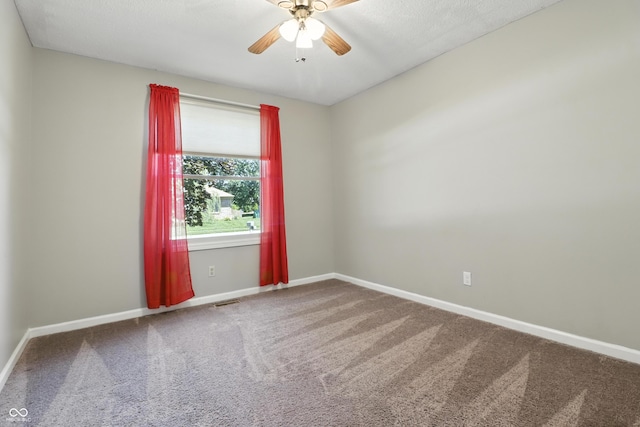1011 Stevedon Ct, Plainfield, IN 46168 - carpeted spare room with ceiling fan and baseboards