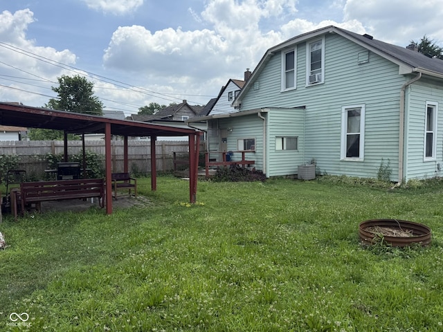 802 Weghorst St, Indianapolis, IN 46203 - rear view of house with a chimney