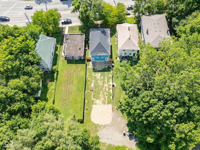 aerial view of residential area