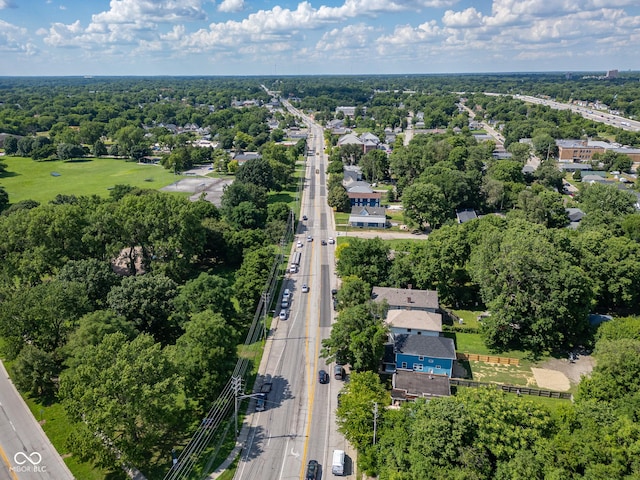 bird's eye view of a main thoroughfare