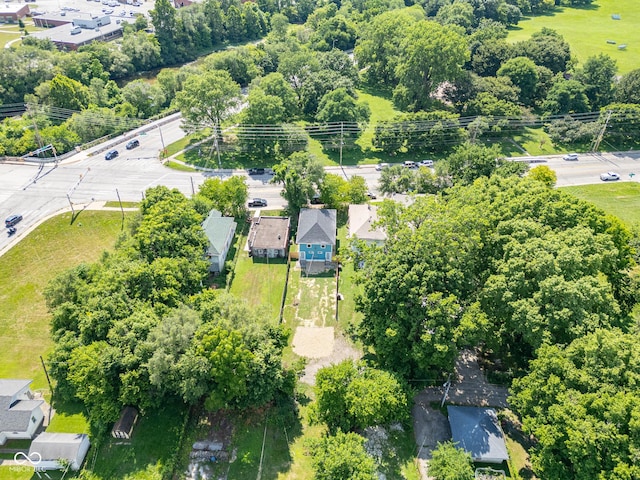 aerial view of residential area