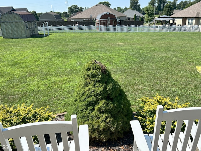 2080 Galway Trl N, Madison, IN 47250 - view of yard with a shed and a residential view