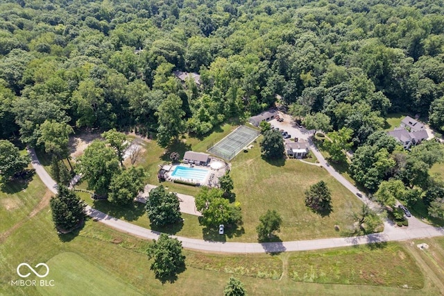 6470 Around The Hills Rd, Indianapolis, IN 46226 - view of property location featuring a forest
