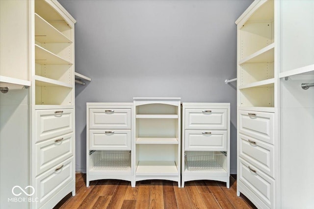 6470 Around The Hills Rd, Indianapolis, IN 46226 - spacious closet featuring wood finished floors