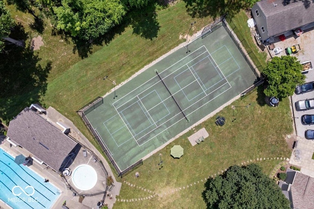 6470 Around The Hills Rd, Indianapolis, IN 46226 - bird's eye view