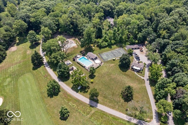 6470 Around The Hills Rd, Indianapolis, IN 46226 - view of property location featuring a heavily wooded area